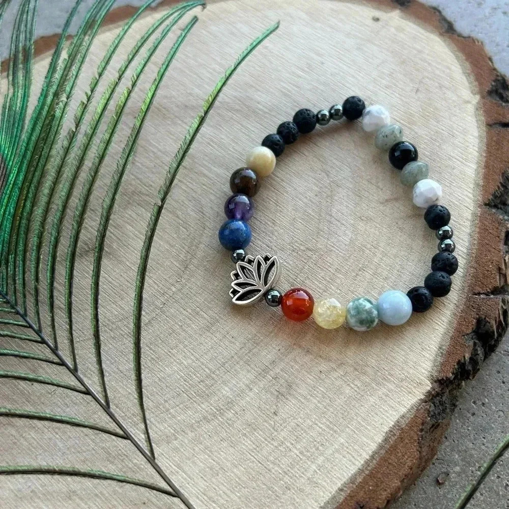 Handmade Chakra Mixed crystal Bracelet -🪷